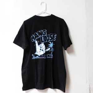 Vintage Hawaii “Hang Loose” XL Black Shirt